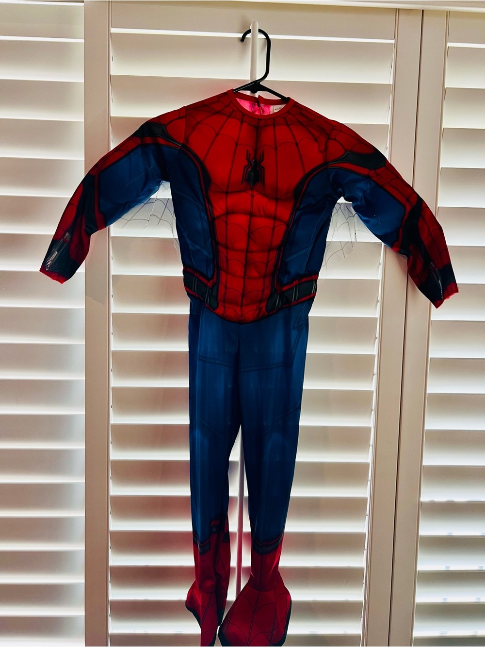 Marvel Red and Blue Superhero Jumpsuit Costume